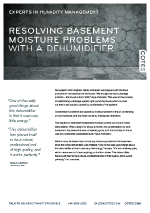 BASEMENT MOISTURE PROBLEMS