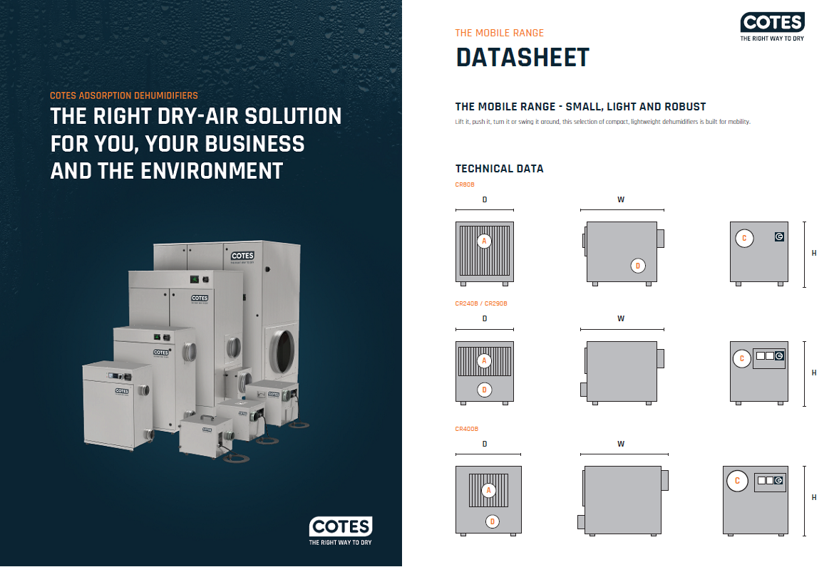 Cotes Product Brochure + Datasheet