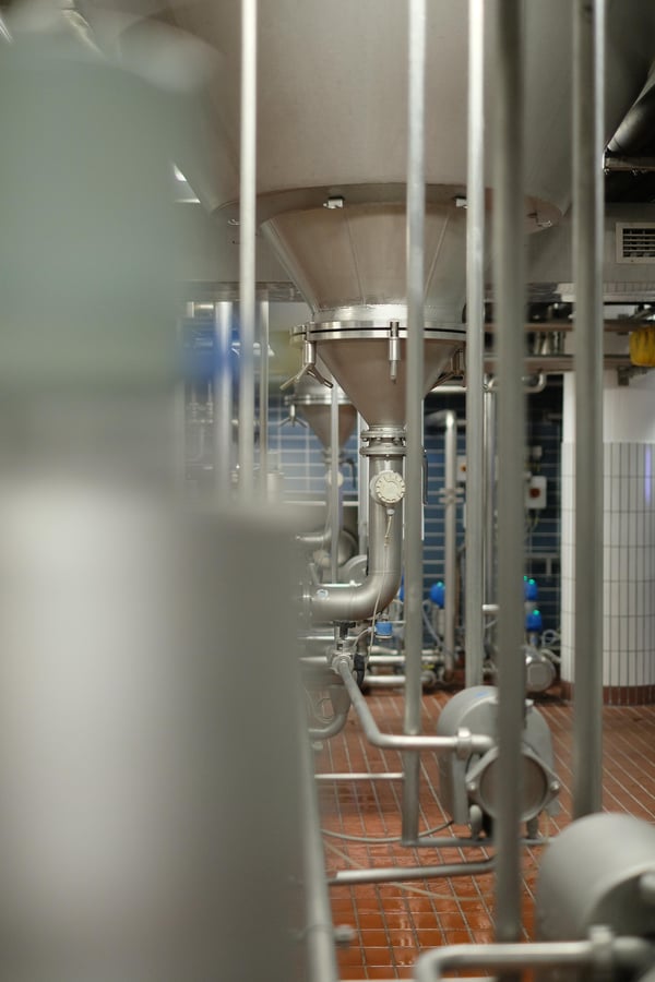 Inside Flensburger Brauerei production