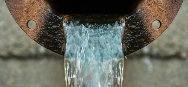 Corrosion on pipe