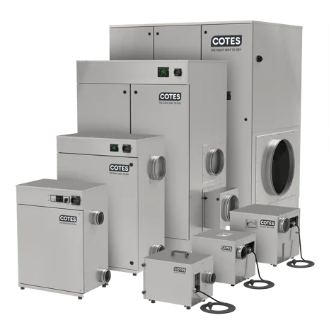 Cotes dehumidifiers line up